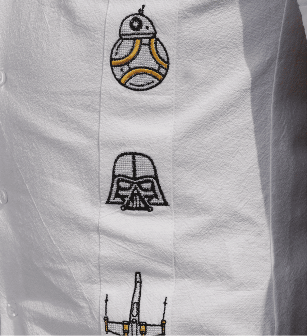 Camisa Guayabera Galáctica Manga Larga